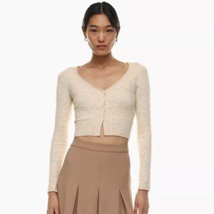 Aritzia - Wilfred Santorini Cardigan Soft V-neck knit cardigan - Size M